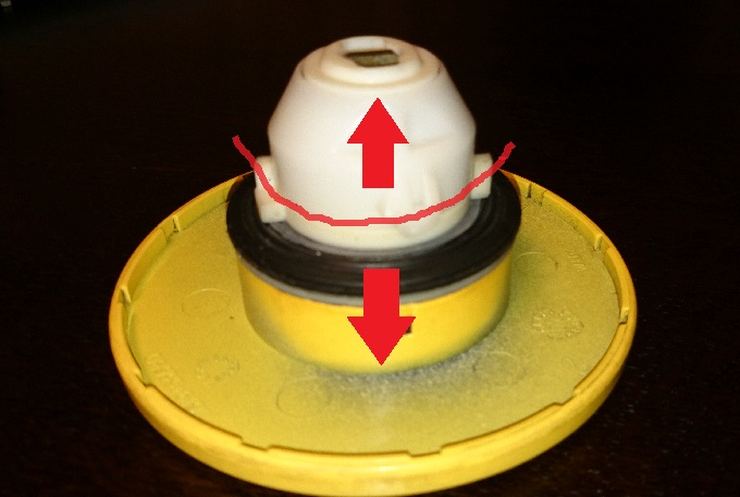 純正フューエルキャップ図