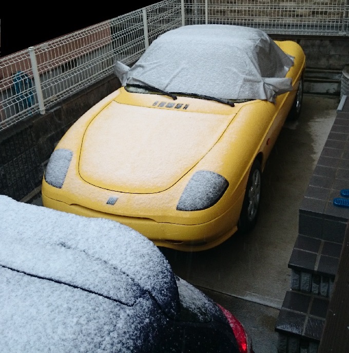 雪化粧のバルケッタ