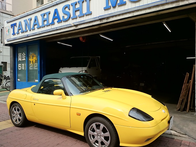 フィアットバルケッタ車検入庫