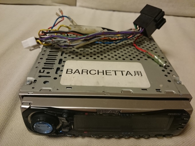 バルケッタ純正ヘッドユニット