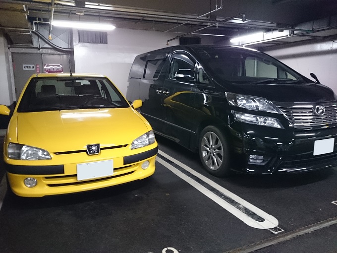 プジョー106大きさ比較