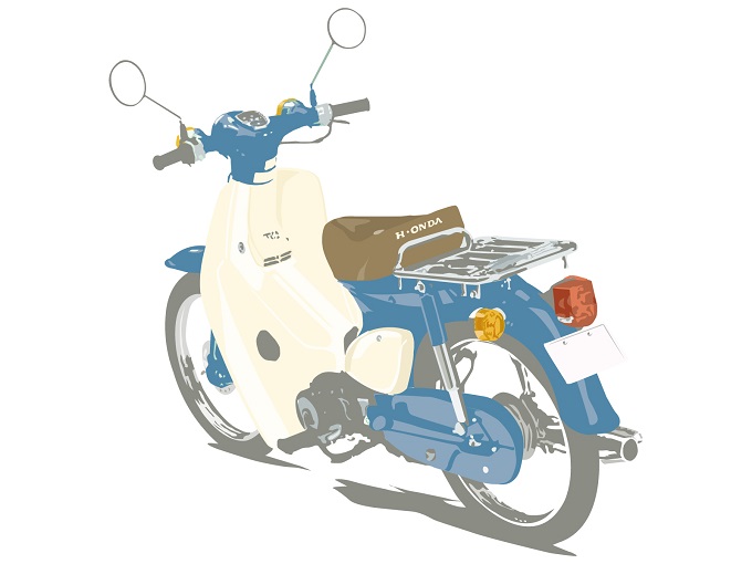モンキーにカブのエンジン搭載①＊中古エンジン（C50E）購入[検索